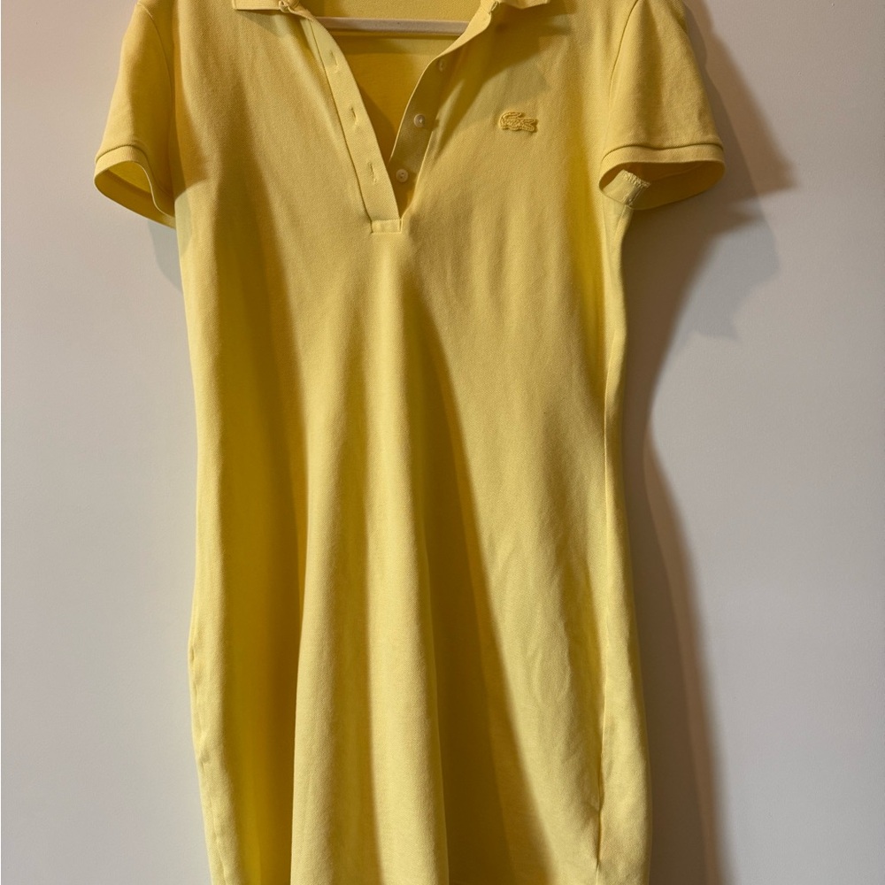 Lacoste Pale Yellow Slim Fit Polo